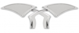 Paul Yaffe Bagger Nation Left & Right Power Mirrors in Chrome Finish (PMP-C)