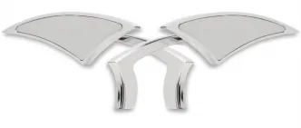 Paul Yaffe Bagger Nation Left & Right Power Mirrors in Chrome Finish (PMP-C)