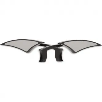 Paul Yaffe Bagger Nation Left/Right Power Mirror in Black Finish (PMP-B)