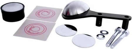 Klock Werks Device Mount IOMOUNTS in Black Finish For 2014-2018 Indian Vintage, Darkhorse, Classic, Chieftain, Roadmaster With Stock Controls (KW05-01-0383-B)