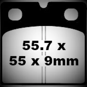 EBC FA Series Organic Brake Pads For 2009-2012 Indian Models (FA018)