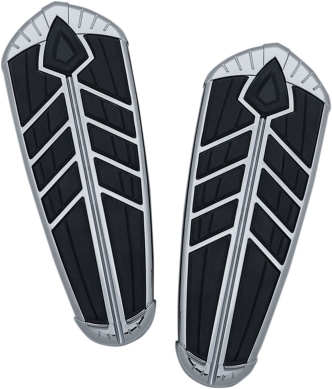 Kuryakyn Spear Floorboard Inserts In Chrome For Indian Motorcycles (5650)