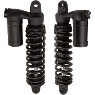 Progressive Suspension 970 Series Piggyback Shocks 14.25 Inch in Black Finish For 2015-2021 Indian Scout Models (970-1013B)