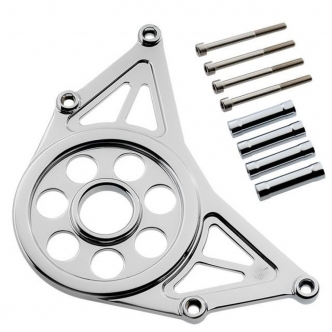 Joker Machine Pulley Cover in Chrome Finish For 2015-2019 Indian Scout Models (30-800-3)