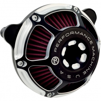 Performance Machine Max HP Air Cleaner in Contrast Cut For 2014-2019 Indian Chieftain Models (0206-2124-BM)