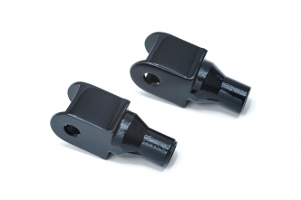 Kuryakyn Splined Peg Adapters For Honda Motorcycles In Gloss Black Finish (8864) 