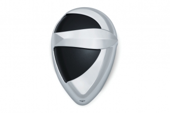 Kuryakyn Signature Series Vantage Horn Cover In Chrome & Black Finish For Indian 2014-2020 Motorcycles (Except Scout Models) (5697)