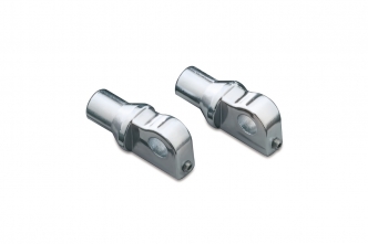 Kuryakyn Adjustable Stop Male Mount Adapters In Chrome Finish (8008A)
