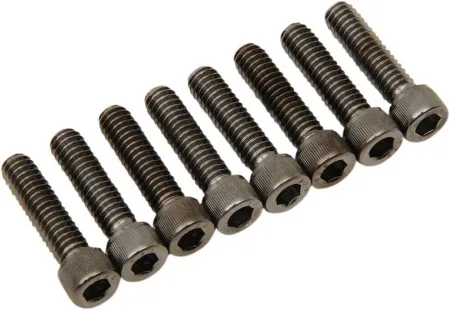 Drag Specialties Lifter Block Bolt Kit Knurled Allen Head Black For 2017-2023 M8 Models (MK776BK)