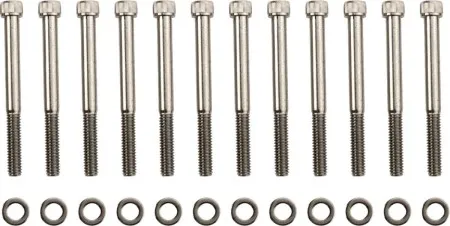 Drag Specialties Crankcase Bolt Kit Knurled Allen Head Black For 2017-2020 FLHT/FLHR/FLHX/FLTRX/FLTRU Models (MK778BK)