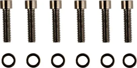 Drag Specialties Transmission Top Cover Bolt Kit Smooth Smooth Head Black For 2017-2023 M8 Models (MK786SBK)