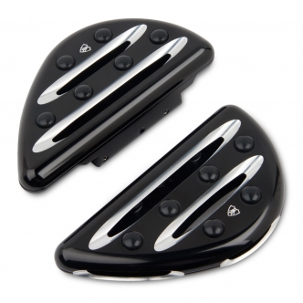 Arlen Ness Deep Cut Mini Floorboards In Black Finish For 2015-2018 Indian Scout & 2016-2018 Victory Octane Motorcycles (P-3001)