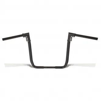 Arlen Ness 12 Inch Modular Adjustable 1 1/4 Inch Handlebar In Black Finish For 2014-2017 Indian Chieftain (Non-Navigation Models Only) (I-1810)
