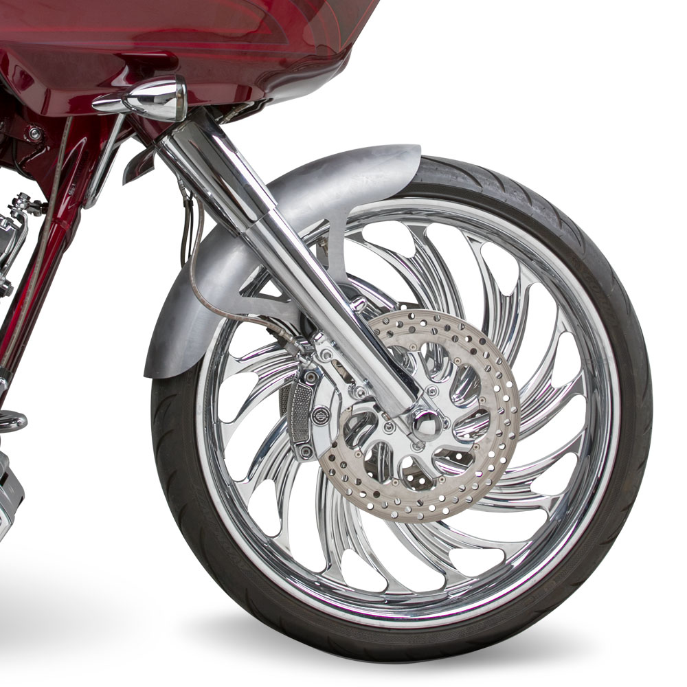 Arlen Ness 23 Inch Pro Short Front Fender For Harley Davidson 2018-2021 Softail Fat Boy Motorcycles (06-786) | ARH Custom USA