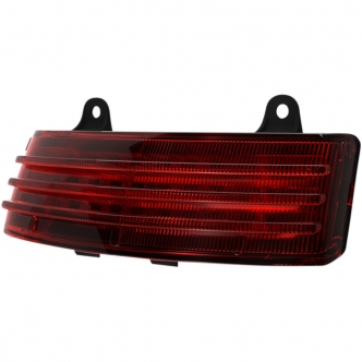 Custom Dynamics Light Tribar With Red Lens For Harley Davidson 2014-2020 US Touring Models Only (PB-TRI-3-RED)