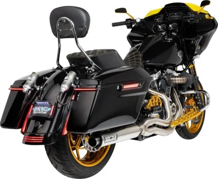 Custom Dynamics Light Tribar With Smoke Lens For Harley Davidson 2014-2020 US Touring Models Only (PB-TRI-3-SMOKE)