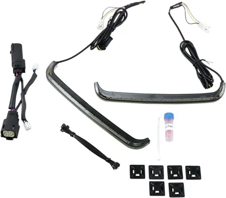 Custom Dynamics Light Bagz With Smoked Lens 12V For 2010-2013 Touring Models (CD-LP-SS6-S)