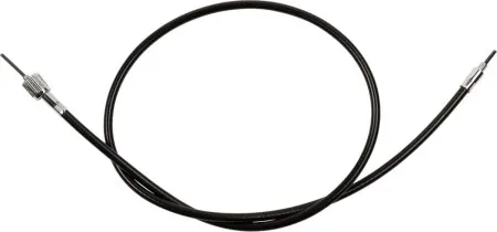 Drag Specialties Speedo Cable 38.5 Inch in Black Finish For 1974- Early 1984 XL, 1987-1988 Touring, 1984-1995 Softail, 1991-1994 Dyna, 1984-1985 FXWG Models (4390900B)