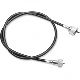 Drag Specialties Speedo Cable 36 Inch in Black Vinyl Finish For Late 1984-1986 FXE, 1985 FXEF Models (4391400B)