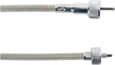 Drag Specialties Speedo Cable 40 Inch in Stainless Steel Finish For 1997-1998 Touring, 1987-1994 FXR, 1981-1982 & 1984-1994 Softail, 1975-1982 FX/FXE, 1983-1985 Sportster Models (5390100B)
