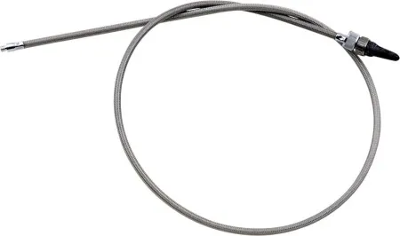 Motion Pro Armor Coat Speedometer Cable 46 Inch in Chrome Finish For 1996-1998 FLHT, 1996-1998 FLHTC/I, 1996-1998 FLHTCU, 1996-1998 FLHTCU-I, 1990-1994 FXRS-CON, 1990-1993 FXRS-SP, 1998 FLTR/I, 1990-1994 FXLR, 1990-1994 FXR Models (66-0135)