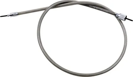 Motion Pro Armor Coat Speedometer Cable 35 Inch in Chrome Finish For 1993-1994 Dyna Models, 1989-1996 Touring, 1987-1995 Softail Models (66-0131)