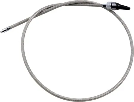 Motion Pro Armor Coat Speedo Cable 43 Inch in Chrome Finish For 1996-1998 FLHT, 1996-1998 FLHTC/I, 1996-1998 FLHTCU, 1996-1998 FLHTCU-I, 1990-1994 FXRS-CON, 1990-1993 FXRS-SP, 1998 FLTR/I, 1990-1994 FXLR, 1990-1994 FXR, 1990-1992 FXRT Models (66-0132)