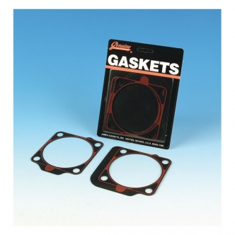 Genuine James Gasket Set, Cylinder Base Foamet, .036 Inch Final Crush .034 Inch, FR&RR Set For 1963-1984 B.T. Models (16776-63-XF)