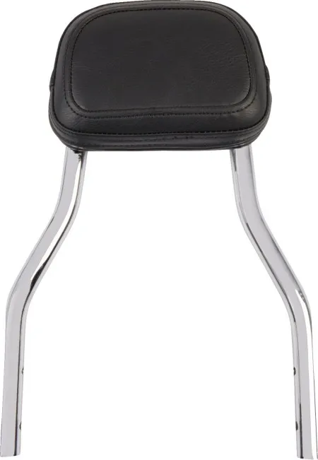 Cobra Detachable Round 14 Inch Backrest Kit in Chrome Finish For 2004-2020 XL Models (602-2005)