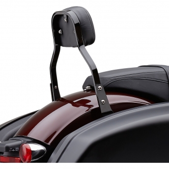 Cobra Detachable Square 11 Inch Backrest Kit in Black Finish For 2018-2021 FLSB Models (602-2031B)