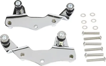 Cobra Detachable Mounting Kit in Chrome Finish For 2009-2013 FLHR/FLT/FLHT/FLTR/FLHX Models (602-2100)