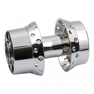 DOSS Rear Wheel Hub Standard Style in Chrome Finish For 2008-2013 25mm Axle FXST (Non ABS) Models (ARM062199)