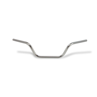 TRW 22mm Touring Low Steel Handlebar TUV And ABE Approved in Chrome Finish (ARM930475)