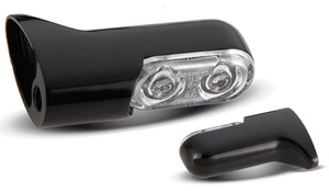 Arlen Ness Bolt On Turn Signals In Black Finish For 2000-2017 FXD & 2000-2020 FXST, XL (Rear) With Amber LED (12-744)