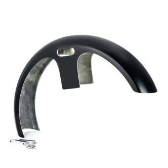 Killer Custom Competition Series 26 Inch Front Wrap Fender In Black Gelcoat Finish For 1996-2013 Touring Models (FF26-96-13)