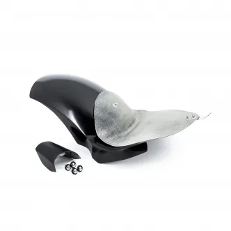 Killer Custom Short Oval Solo Seat Rear Fender In Black Gelcoat Finish For 2018-2023 FXBR/S Breakout (ShortOvalBR18-19)