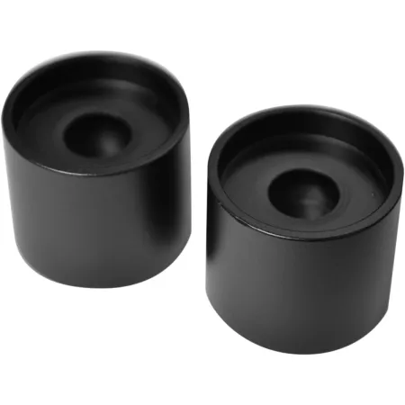 LA Choppers 1-1/4 Inch Handlebar Riser Handlebar Riser 1 Inch Rise in Black Flat Aluminium Finish (LA-7414-01M)