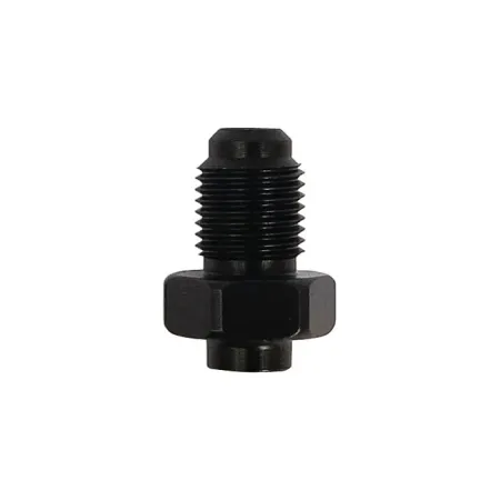 TRW Varioflex Connector M10 x 1.00 Ext Threaded, Male Inverted Flare, No Pin in Black Anodized Finish (MVF100S)