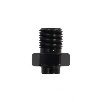 TRW Varioflex Connector M10 x 1.00  Ext. Threaded Female Inverted Flare, No Pin in Black Anodized Finish (ARM624015)
