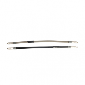 TRW Varioflex Brake Line 87cm With TUV In Black Coated Or Clear Coated Finish