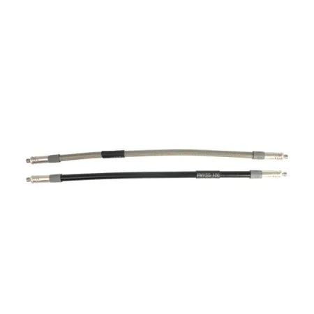 TRW Varioflex Brake Line 87cm With TUV In Black Coated Or Clear Coated Finish