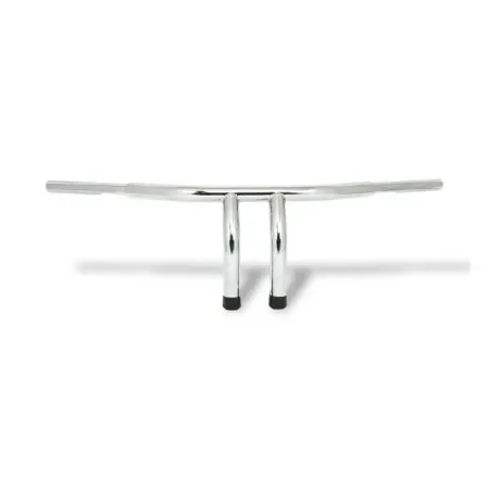 DOSS Fat 1-1/4 Inch Tiller Bar, 8 Inch Rise in Chrome Finish For 1982-2020 Harley Davidson (Excluding 2008-2020 E-Throttle, 1988-2011 Springer) Models (7069)