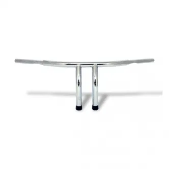 DOSS Fat 1-1/4 inch Tiller Bar, 10 Inch Rise in Chrome Finish For 1982-2020 Harley Davidson (Excluding 2008-2020 E-Throttle, 1988-2011 Springers) Models (7071)
