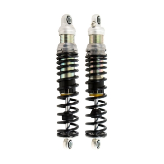 Ohlins STX36 Twin S36E Shock Absorbers With Black Springs For Harley Davidson 2006-2022 Touring Models (HD 039B)