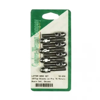 Gardner Westcott Tappet Block Mount Kit, Acorn For B.T. Conversion Late 1976-1984 Tappet Guides On 1936-Early 1976 Cases (50-65A)