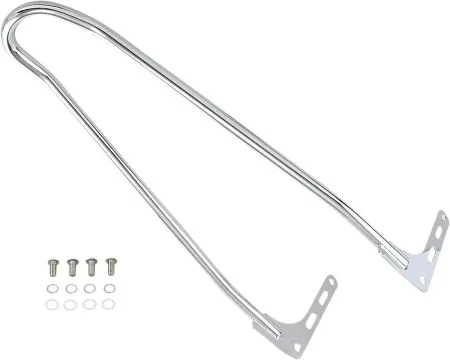 Motherwell One-Piece Sissy Bar in Chrome Finish For 2018-2023 HD Softail Deluxe, Heritage, Slim, Street Bob And Standard Models (MWL-156T-18)