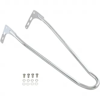 Motherwell One-Piece Sissy Bar in Chrome Finish For 2018-2023 HD Softail Deluxe, Heritage, Slim, Street Bob And Standard Models (MWL-156T-18)