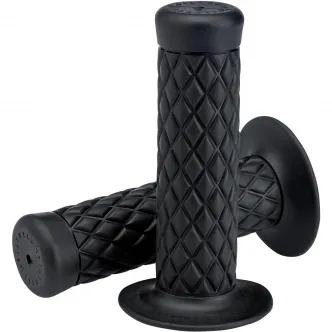 Biltwell 7/8 Inch Thruster TPV Grips in Black Finish (6702-0178)
