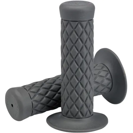 Biltwell 7/8 Inch Thruster TPV Grips in Grey Finish (6702-0578)