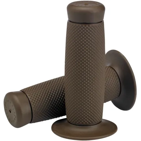 Biltwell 7/8 Inch Renegade TPV Grips in Chocolate Finish (6704-0478)